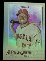 2020 TOPPS ALLEN & GINTER MIKE TROUT RAINBOW FOILBOARD!