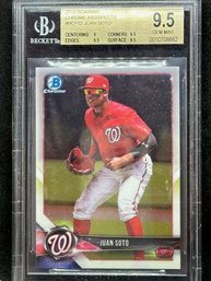 2018 BOWMAN CHROME PROSPECTS JUAN SOTO GEM MINT!