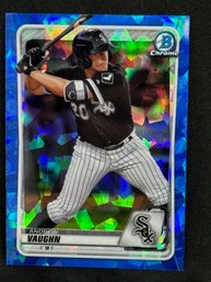 2020 BOWMAN CHROME PROSPECTS ANDREW VAUGHN BLUE CRACKED ICE