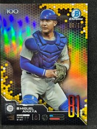 2019 BOWMAN CHROME MIGUEL AMAYA SHORT PRINT /50