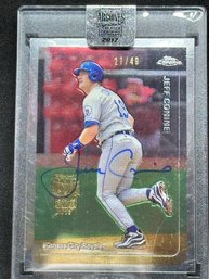 2017 Topps Archives Jeff Conine Auto Short Print /49