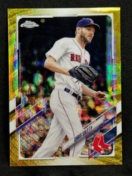 2021 TOPPS CHROME CHRIS SALE GOLD WAVE REFRACTOR SP /50
