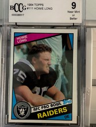 1984 TOPPS HOWIE LONG RC BCCG 9