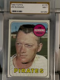 1969 TOPPS JIM BUNNING NM!!! HALL OF FAMER                               SPORTS CARDS