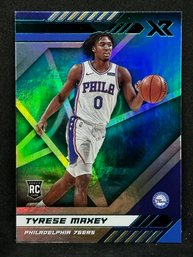 2020-21 PANINI CHRONICLES Xr TYRSE MAXEY ROOKIE CARD