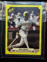 1986 CLASSIC BARRY BONDS ROOKIE CARD  -
