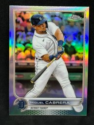 2022 TOPPS CHROME MIGUEL CABRERA REFRACTOR