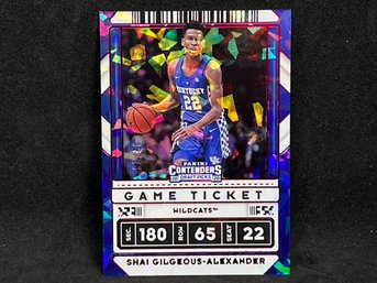 2020 PANINI CONTENDERS DP SHAI GILGEOUS-ALEXANDER RC SSP ONLY 23 PRINTED!