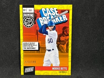 2021 PANINI THE NATIONAL CASE BREAKER MOOKIE BETTS - ONLY 199 MADE