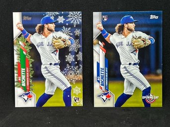 2020 TOPPS HOLIDAY AND OPENING DAY BO BICHETTE RCs