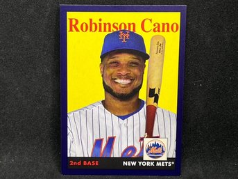 2018 TOPPS ARCHIVES ROBINSON CANO PURPLE BORDER SHORT PRINT - ONLY 175 MADE