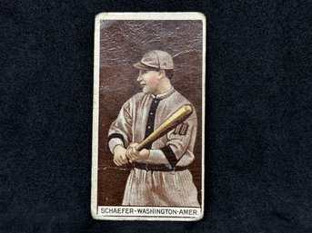 1912 T207 Brown Background Recruit Little Cigars Germany Schaefer