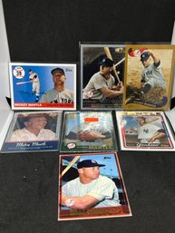 (7) MICKEY MANTLE CARDS TOPPS