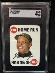 1968 TOPPS GAME WILLIE MAYS VG-EX