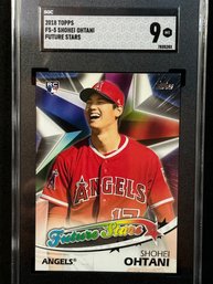 2018 TOPPS SHOHEI OHTANI FUTURE STARS RC SGC 9