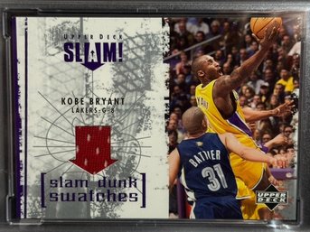 2006 UPPER DECK SLAM KOBE BRYANT SLAM DUNK SWATCHES -RARE