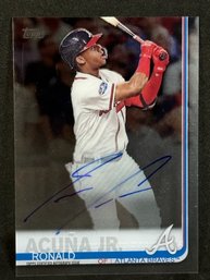 2019 TOPPS  CLEARLY AUTHENTIC RONALD ACUNA JR AUTO!