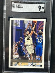 1997-98 TOPPS TIM DUNCAN ROOKIE - MINT