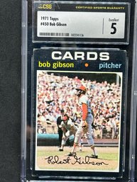 1971 TOPPS BOB GIBSON - EXCELLENT - LEGEND HALL OF FAMER