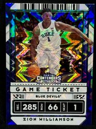 2020 PANINI CONTENDERS DP ZION WILLIAMSON GREEN EXPLOSION