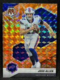 2021 PANINI MOSAIC JOSH ALLEN ORANGE PRIZM