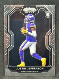 2020 PANINI PRIZM BLACK JUSTIN JEFFERSON ROOKIE