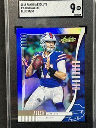 2019 PANINI ABSOLUTE JOSH ALLEN FOIL SHORT PRINT TO 50  --- SPORTS CARDS