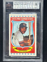 1973 KELLOGG'S BILLY WILLIAMS BVG 9! HALL OF FAMER