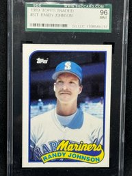 1989 TOPPS TRADED RANDY JOHNSON RC - SGC 9