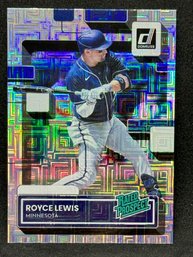 2022 DONRUSS RATED PROSPECT ROYCE LEWIS MOSAIC FOIL