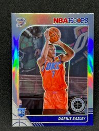 2019-20 PANINI HOOPS PREMIUM STOCK DARIUS BAZLEY ROOKIE SILVER HOLO PRIZM