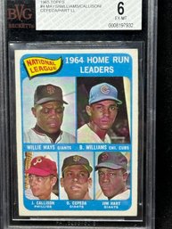 1965 TOPPS HR LEADERS - WILLIE MAYS, BILLY WILLIAMS, ORLANDO CEPEDA - HALL OF FAMERS