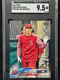 2018 TOPPS SHOHEI OHTANI ROOKIE SHORT PRINT! SGC 9.5!