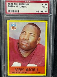 1967 PHILADELPHIA BOBBY MITCHELL PSA 7!