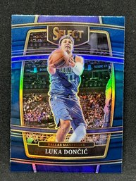 2021-22 PANINI SELECT LUKA DONCIC SILVER PRIZM