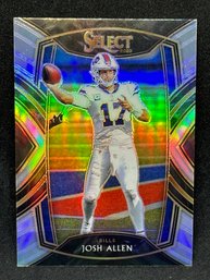 2020 PANINI SELECT JOSH ALLEN HOLO PRIZM - CLUB LEVEL!