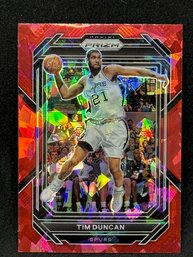 2022-23 PANINI PRIZM TIM DUNCAN RED PRIZM