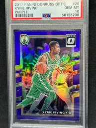 2017 PANINI DONRUSS OPTIC KYRIE IRVING PURPLE PRIZM! PSA 10