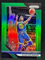 2018-19 PANINI PRIZM STEPHEN CURRY GREEN PRIZM