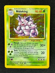 1999 Pokmon Nidoking Holo Unlimited Holo Rare