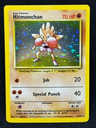 1999 POKEMON HITMONCHAN HOLO FOIL RARE