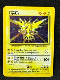 1999 POKEMON ZAPDOS HOLO RARE