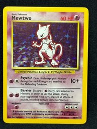 1999 POKEMON MEWTWO HOLO FOIL RARE