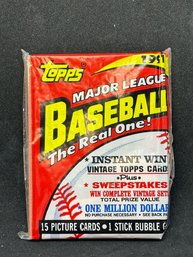 1991 TOPPS SEALED PACK