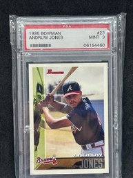 1995 BOWMAN ANDRUW JONES ROOKIE CARD PSA 9