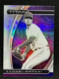 2021 PANINI CHRONICLES TITAN SHOHEI OHTANI SILVER PRIZM