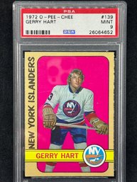 1972 O-PEE-CHEE GERRY HART PSA 9! ONLY 4 GRADED HIGHER