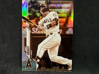 2020 TOPPS CHROME MIKE TROUT SEPIA REFRACTOR