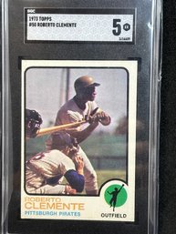 1973 TOPPS ROBERTO CLEMENTE SGC 5 - HALL OF FAME LEGEND