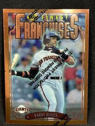 1996 TOPPS FINEST BARRY BONDS - FRANCHISES